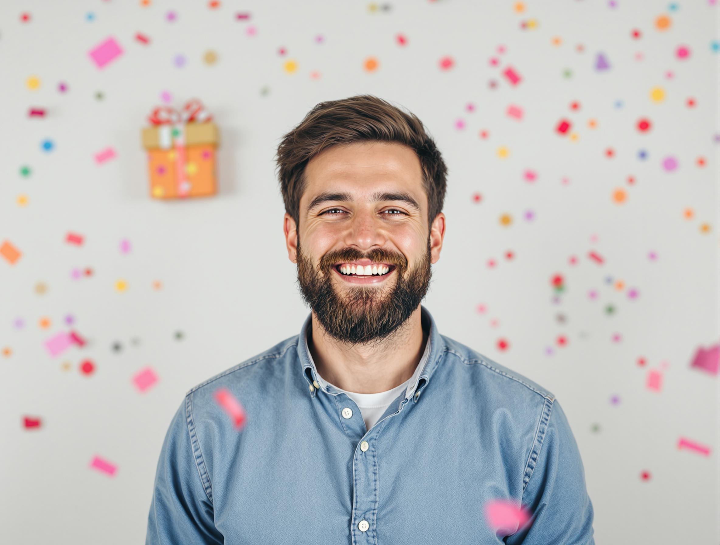 Joyful person